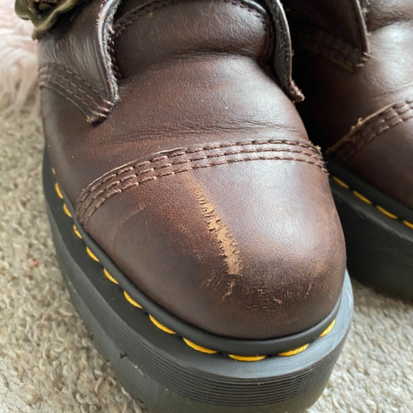 Dr Martens Devon Flower Platform Boots - Picture 6 of 7